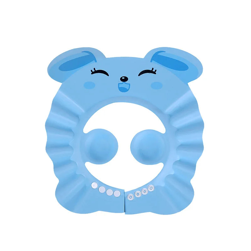 Baby Shower Cap Adjustable Shampoo Bath Hat for Kids