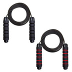 Ball Bearing Speed Jump Rope Foam Handle Tangle-Free Fitness