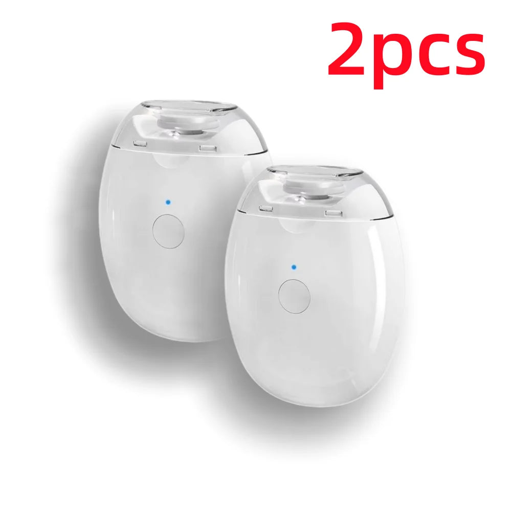 2 in 1 Electric Nail Clipper LED Nail Grinder Trimmer Tool