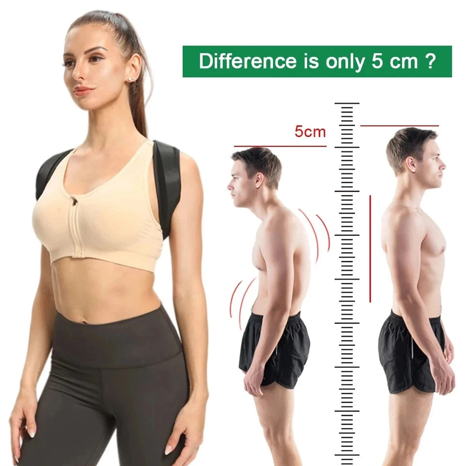 Adjustable Posture Corrector Belt Back Brace Shoulder Support