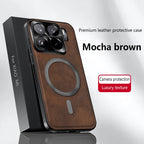 MagSafe Shockproof Leather Case for Xiaomi 13T 14T 15T 17T Pro Cover