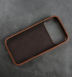 Premium Leather Business Case for iPhone 17 Air 16 15 14 13 12 Pro Max