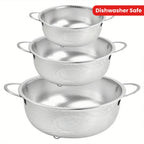 Stainless Steel Mesh Strainer Fine Colander Set