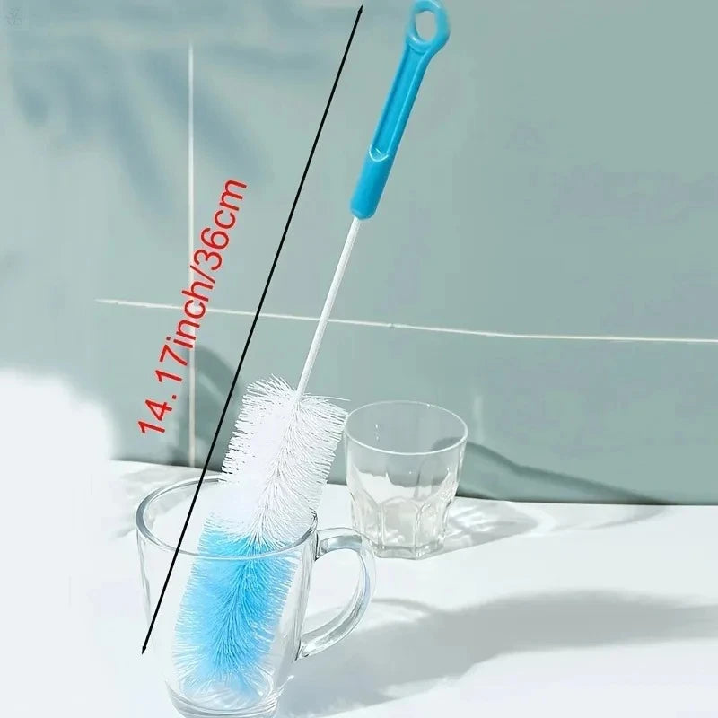 Long Handle Bottle Brush Glass & Cup Cleaning Tool