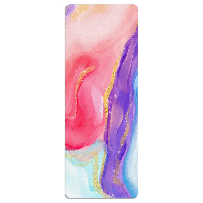 Ultra thin yoga mat Portable mat High quality rubber Double-sided anti-slip