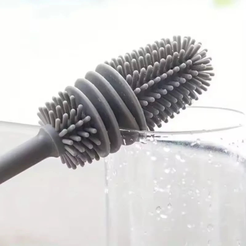 Long Handle Bottle Cup Brush Glass Cleaning Tool