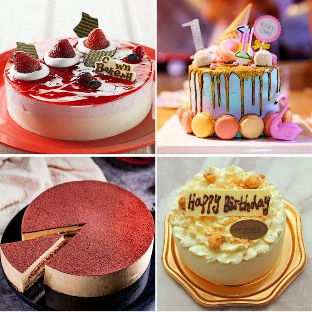 Silicone Round Cake Mold Nonstick Mousse & Dessert Baking Pan (4/6/8 Inch) Secondary image