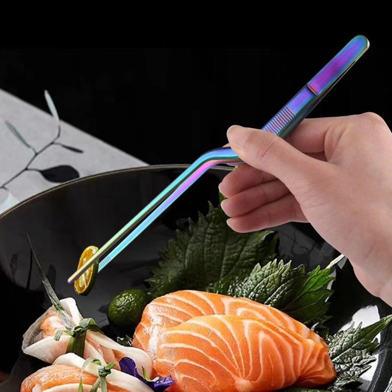 Colorful Kitchen Tongs UK Stainless Steel BBQ & Cooking Main image
