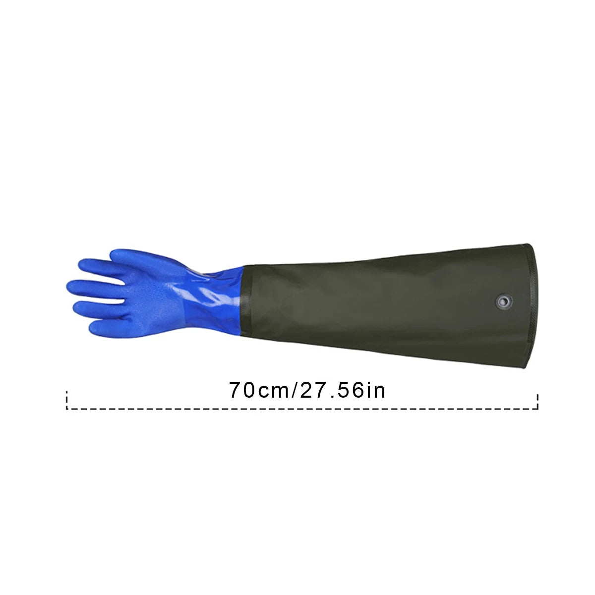 Long Waterproof Rubber Gloves Heavy Duty Work Gloves