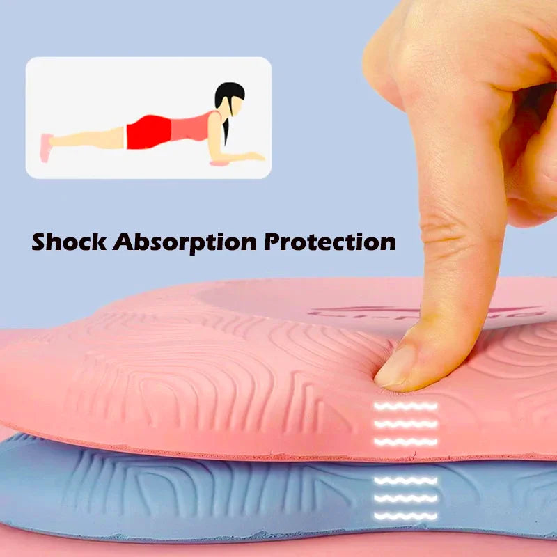 Thick Yoga Kneeling Mat Knee Elbow Support Pad Portable Fitness Sport