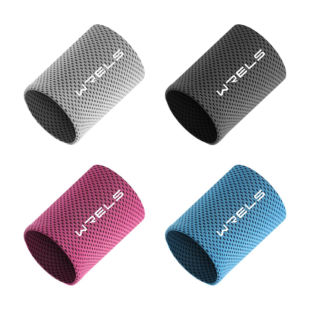 Sports Wrist Sweat Band Towel Cuff Guard for Tennis Basketball Gym