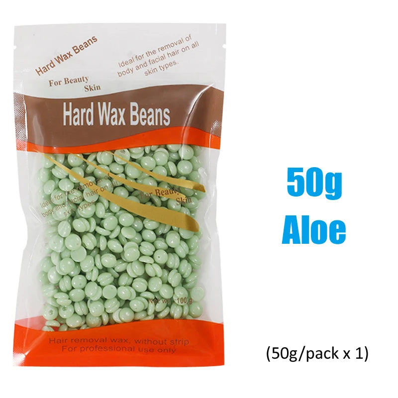 Brazilian Hard Wax Beans 50g Painless Body Hair Removal Wax