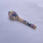 11CM Acrylic Ice Spoon – Colorful Coffee, Caviar & Dessert Stir Spoon