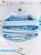 Transparent Pencil Case Large Capacity Storage Bag