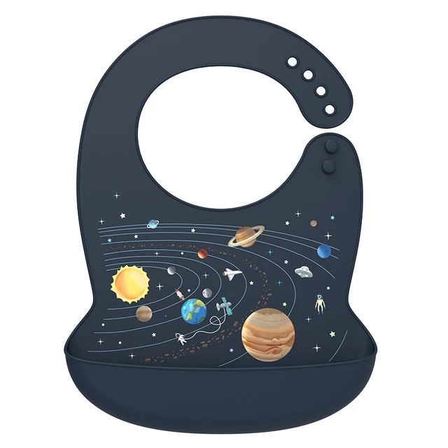 Silicone Baby Bib Waterproof Banana Feeding Bib for Babies