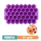 Large Silicone Ice Cube Tray Jumbo Square Ice Maker Mold (4/6/8/15 Grid)
