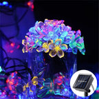 Solar Cherry Blossom Fairy Lights Outdoor Garden Lamp