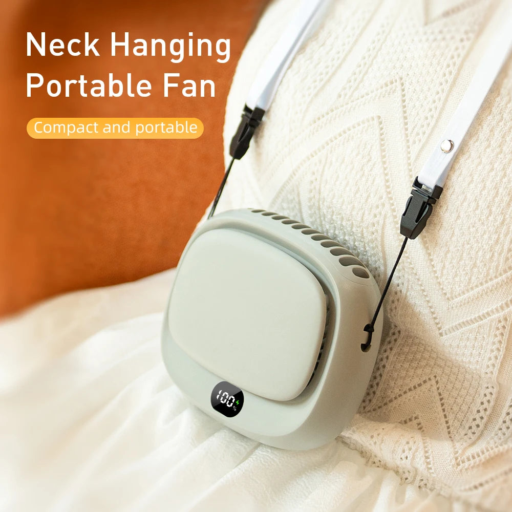 Vissko 1800mAh Mini Fan UK  5-Speed USB Rechargeable Fan
