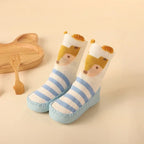 Baby Anti-Slip Floor Socks UK – Cute Cartoon Cotton Toddler Shoes