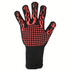 800°C Heat Resistant BBQ Gloves – Fireproof Oven & Grilling Mitts