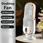 5-Speed USB Mini Air Cooler UK Portable Dual Motor Fan