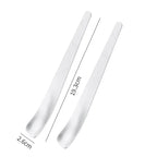 Flat Stainless Steel Coffee Spoon Set Tea Stirrer Dessert Spoons