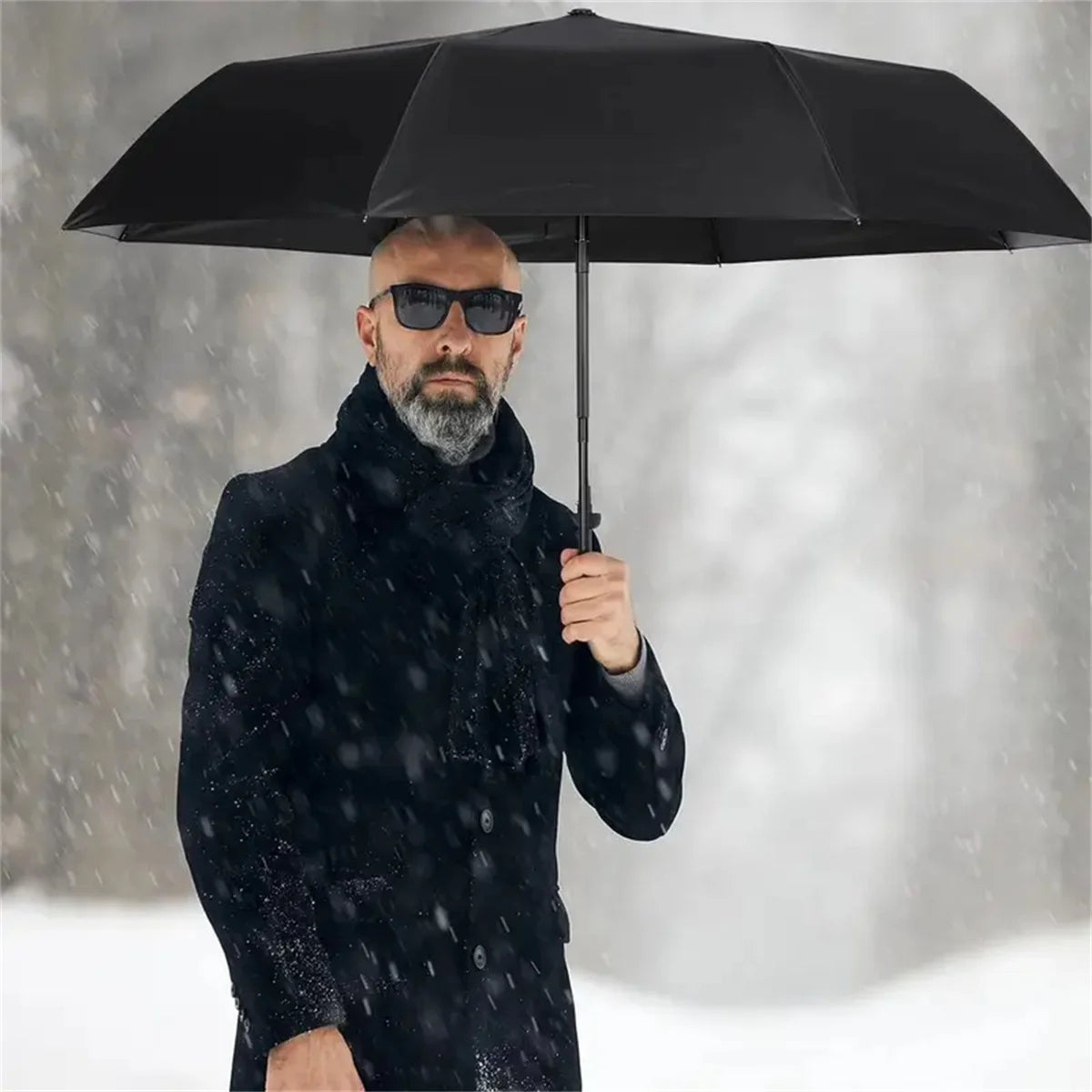 Buy Automatic 8-Rib UV Protection Folding Umbrella Main image