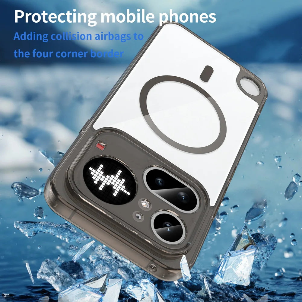 Clear Anti-Yellowing Shockproof Case for Nothing Phone 4A Pro 3A Pro