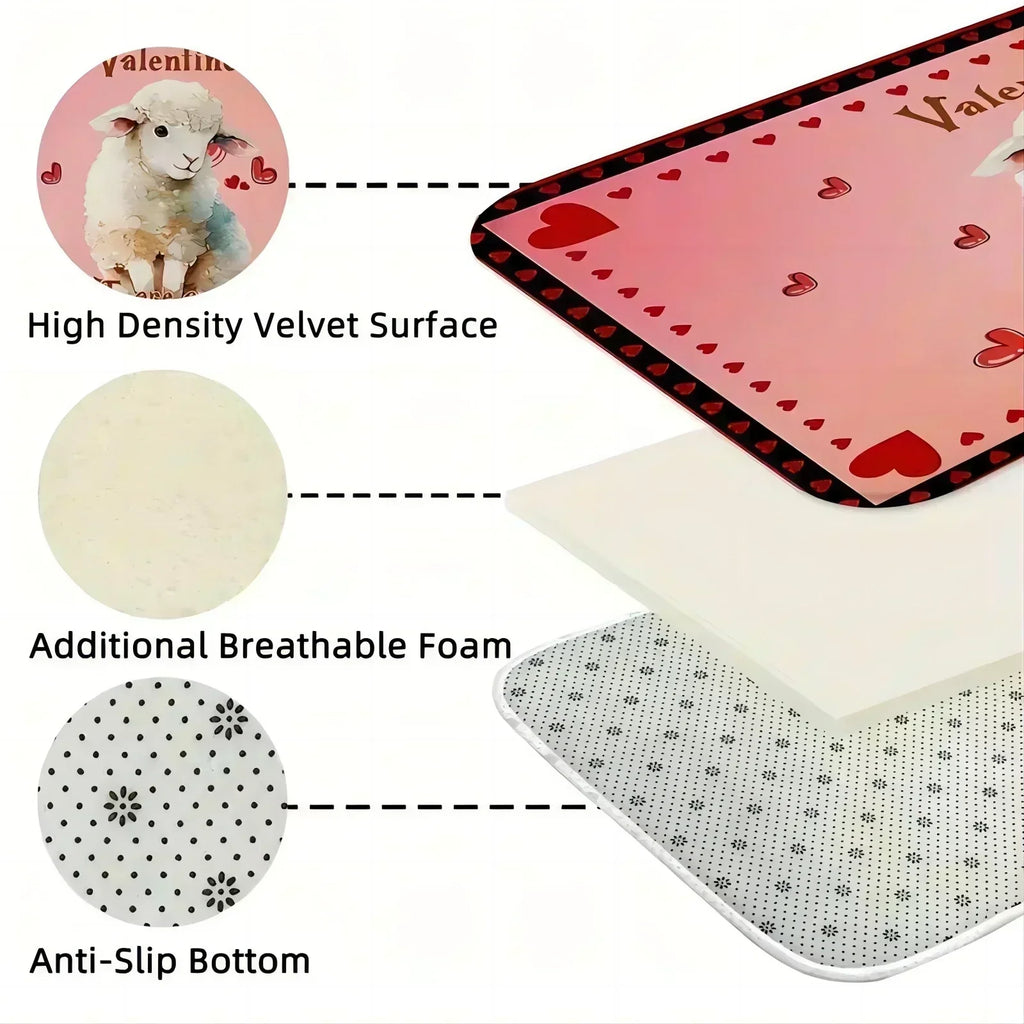 Soft Kitchen Carpet Floor Mat Living Room, Bedroom & Bathroom Rug