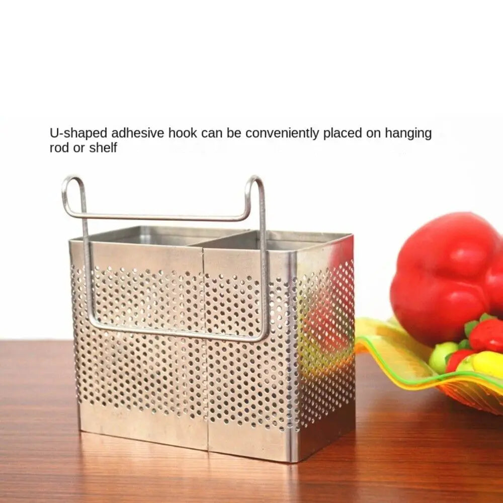 Stainless Steel Chopstick Holder Cutlery Drainer