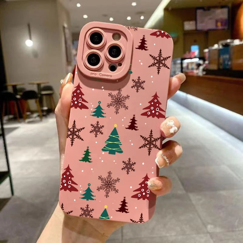 Christmas Tree Graphic Case for iPhone 11 12 13 14 15 16 17 Pro Max