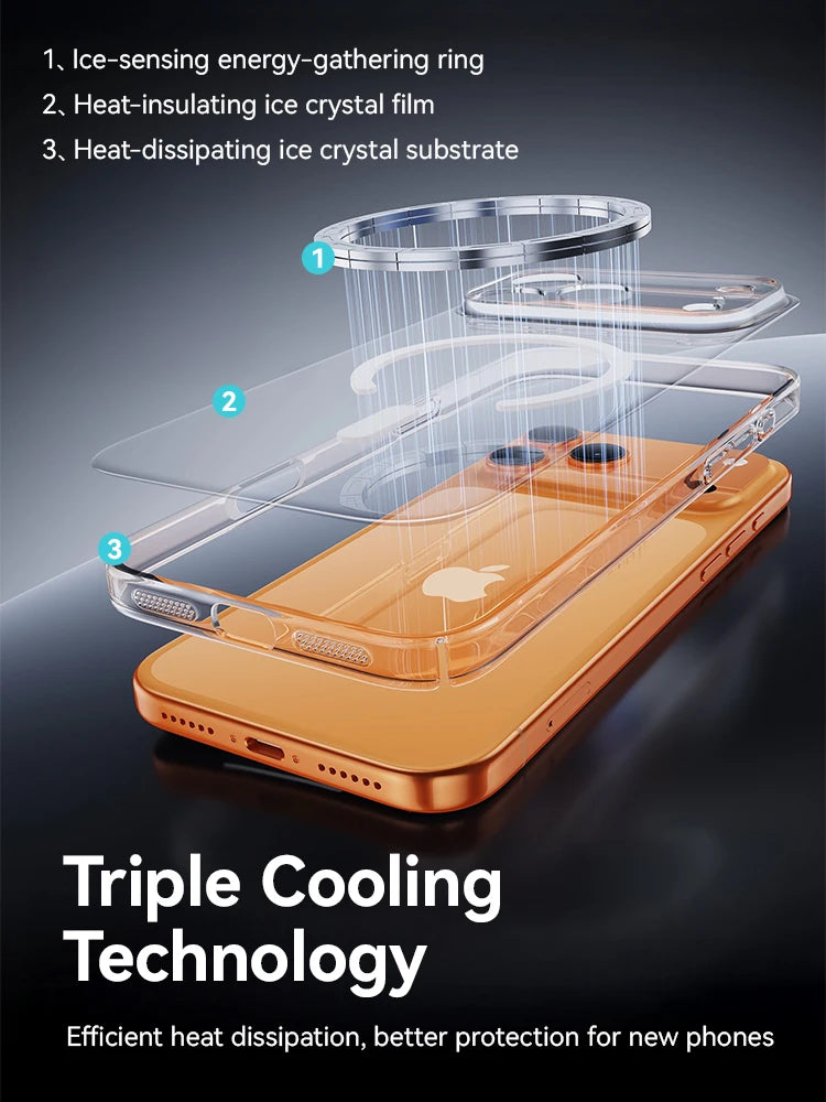 Joyroom MagSafe Clear Case for iPhone 17 16 15 Pro Max Cover