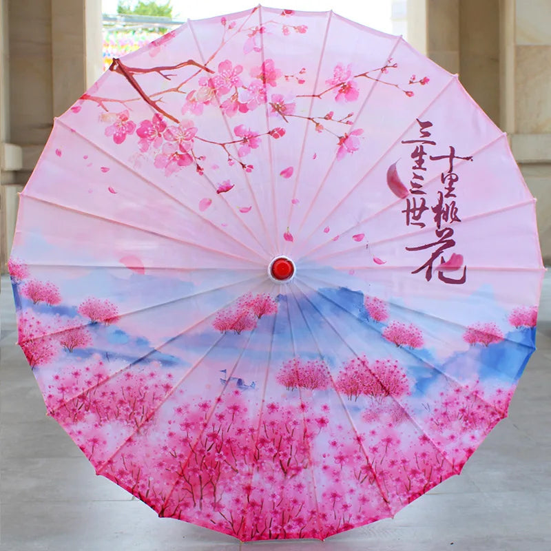 Buy Japanese Cherry Blossom Silk Parasol Decorative Umbrella