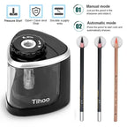 Electric Auto Pencil Sharpener Helical Blade Sharpener for Students