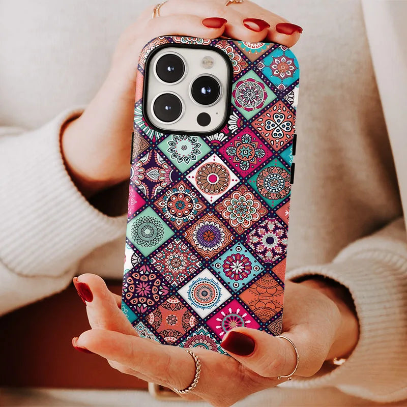 Vintage Boho Mandala Case for Huawei Pura 80 70 P60 P50 P40 Pro Cover