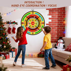 Kids Bow and Arrow Set – LED Archery Toy with Dart Board