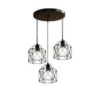 Industrial Pendant Light Black Ceiling Lamp for Kitchen & Bedroom