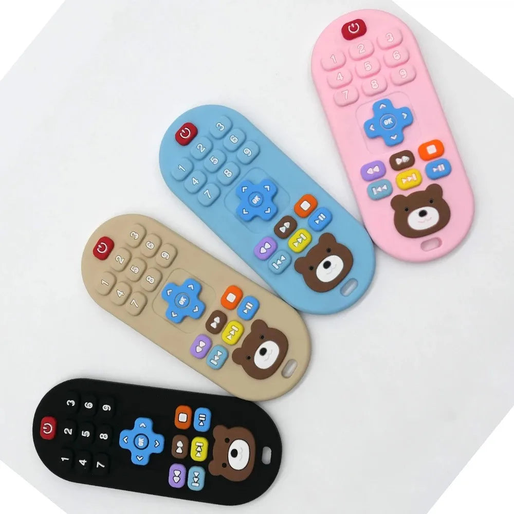 Silicone Remote Control Baby Teether Toy Set Main image