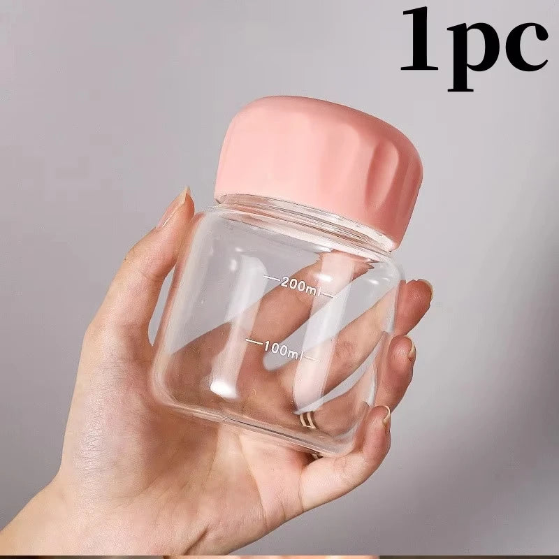 300ml Small Water Bottle Portable Leakproof Plastic Drinking Cup