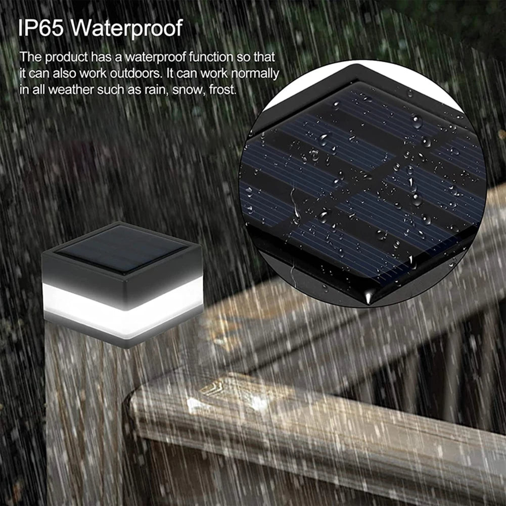 LED Solar Fence Light Waterproof Outdoor Lamp Secondary image