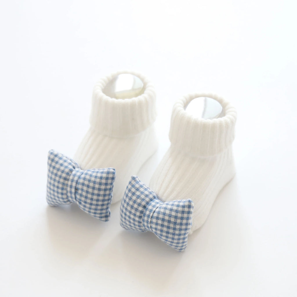 Baby Anti-Slip Socks UK – Cute Bow & Lion Toddler Slippers