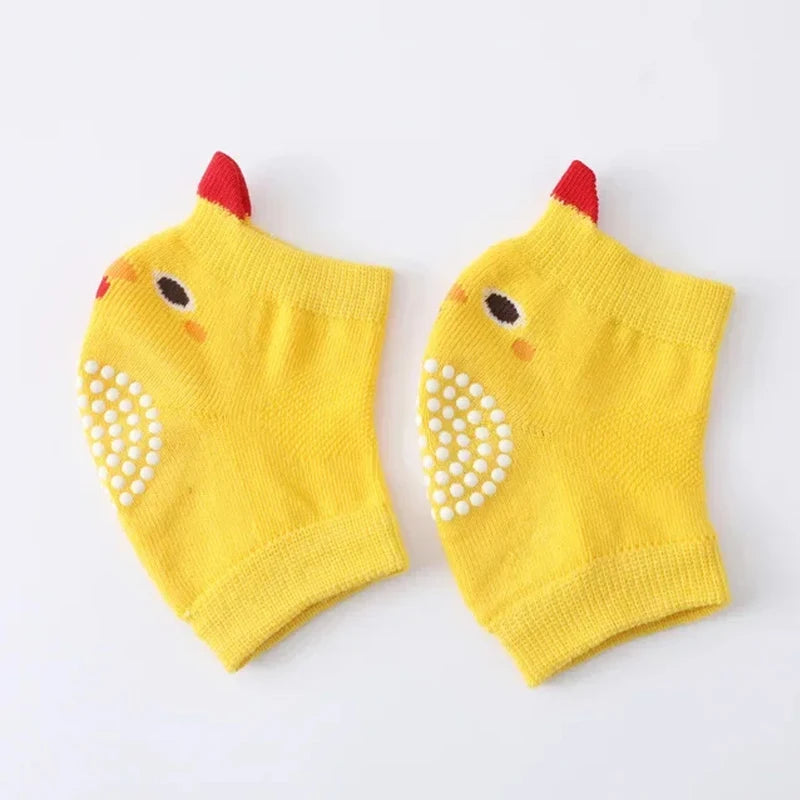 Baby Knee Pads Cotton Anti-Slip Crawling Protector (1 Pair)