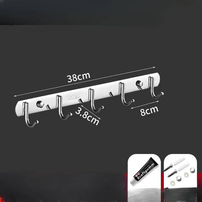 Stainless Steel Hook Rack
