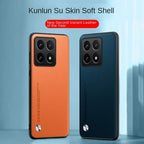 PU Leather Soft Matte Case for Xiaomi 13T 14T 15T 17T Ultra Pro Cover