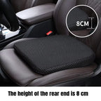 Thickened Car Seat Booster Cushion Memory Foam 3D Mesh Breathable Pad