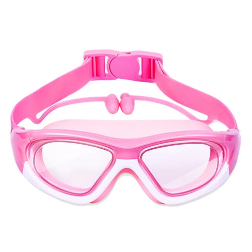 Kids Swimming Goggles UK | Waterproof Anti-Fog Large Frame Swim Glasses