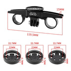 TT Handlebar Bike Computer Mount Stopwatch GPS Aerobar Bracket MTB