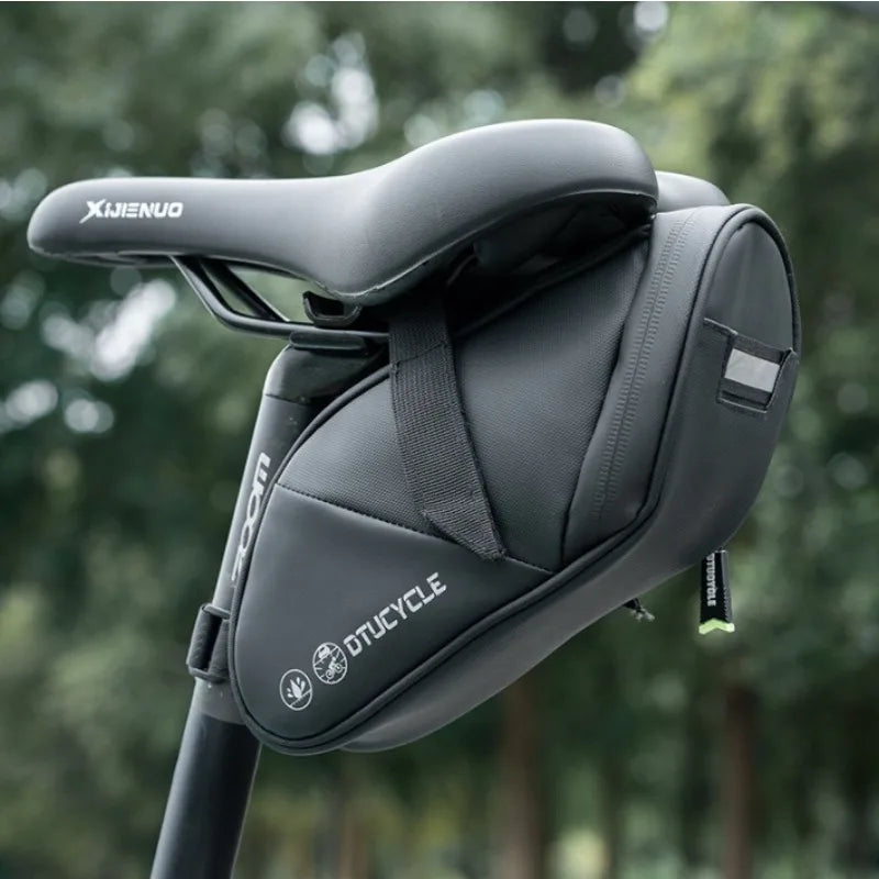 Waterproof Bike Saddle Bag Reflective Under Seat Cycling Pack