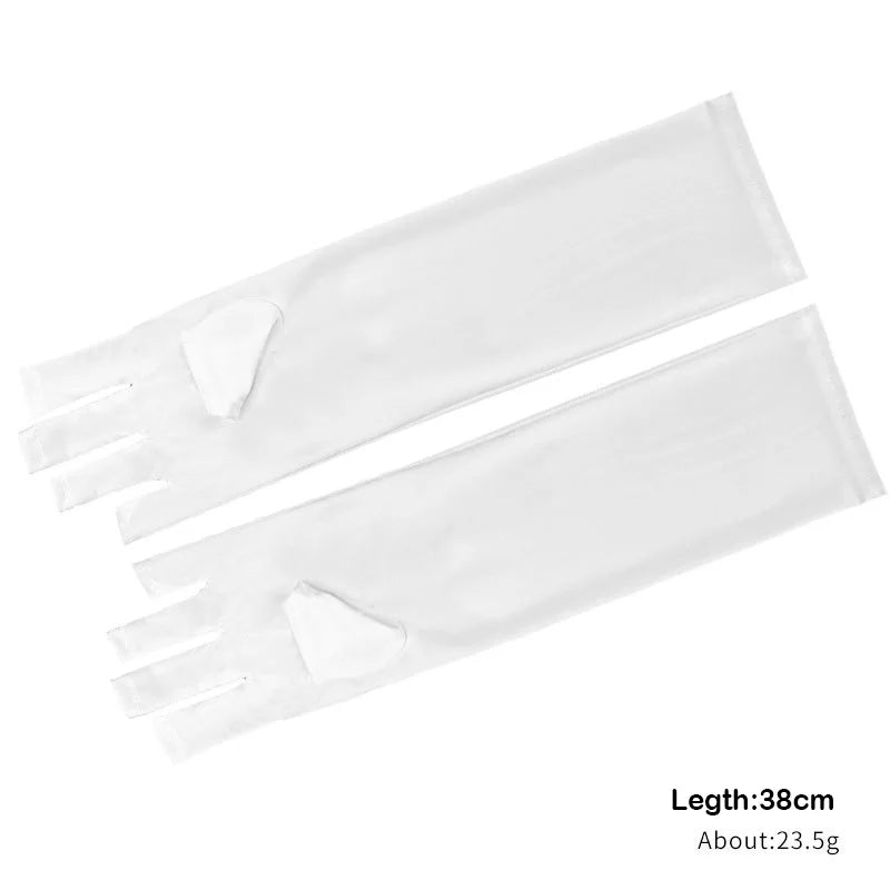 UPF 50+ Nail Art Gloves UV Protection Gloves for Gel Nail Lamp