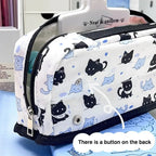 Multi-Layer Pen Bag Foldable Drawstring Pencil Case Organizer
